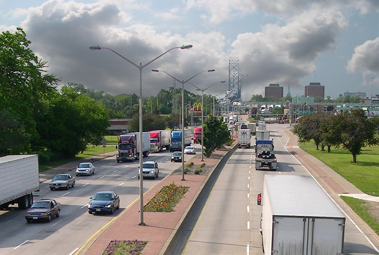 Ambassador bridge traffic