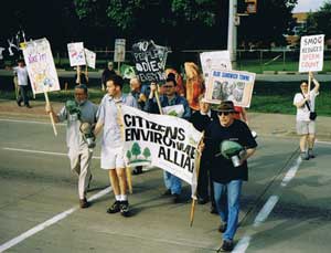 The CEA on the march.